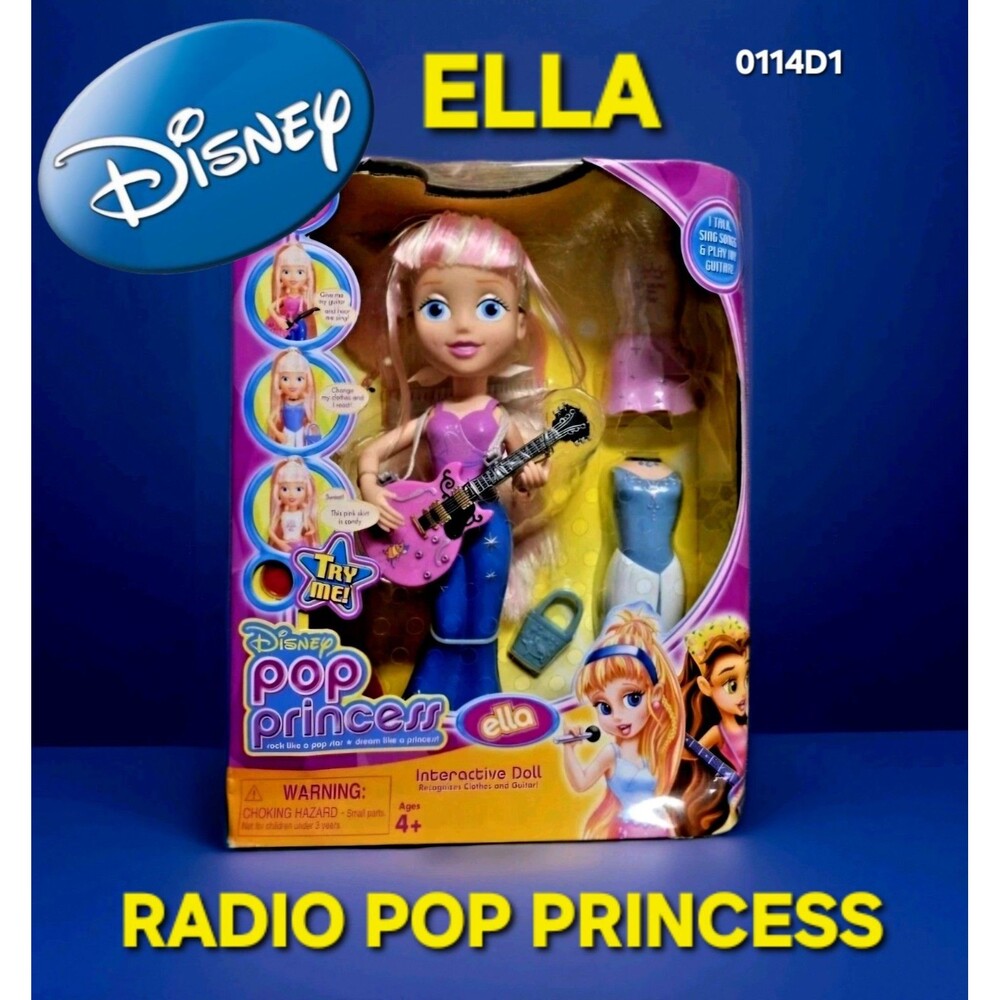 RADIO DREAMERS Doll ❤️️   POP PRINCESS ELLA Cinderella NRFB 2002